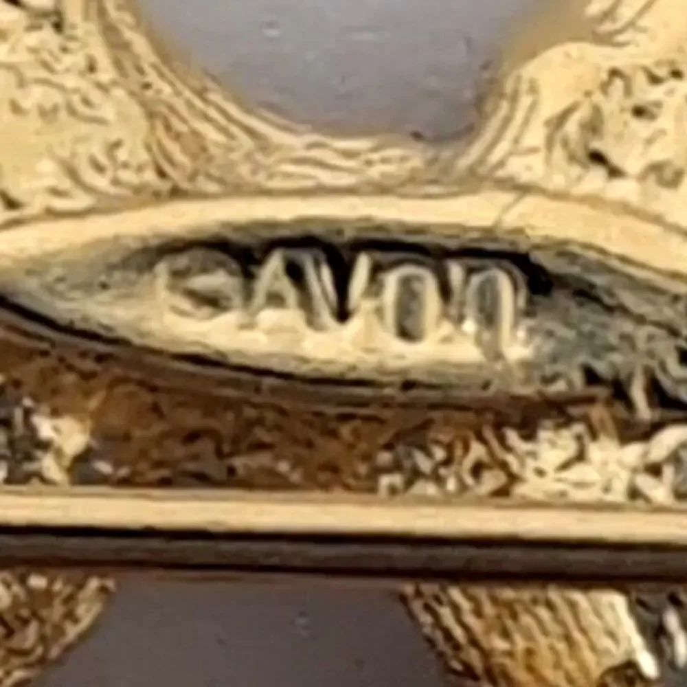 VTG Avon Jewelry Christmas Brooch Bells Gold‎ Tone Red Green Clear Rhinestones - Picture 4 of 6